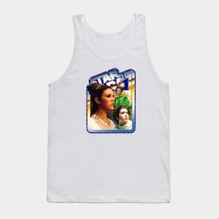 The Princess (blue starfield, chrome border) Tank Top